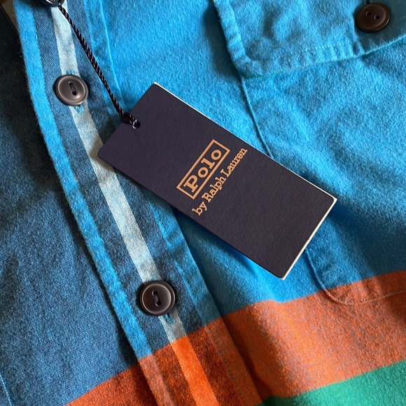 COPY - Polo by Ralph Lauren Sun Valley Plaid Size Large Shirt, NWT - Picture 10 of 14